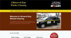 Desktop Screenshot of iknowaguywindowcleaning.com